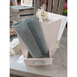 FELTRO MODELLABILE CELESTE POLVERE MELANGIATO 2MM 30 X 150 CM
