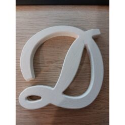 LETTERA IN LEGNO H. 12 CM.