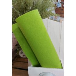 FELTRO MODELLABILE 2MM VERDE MELA 30 X 30 CM.