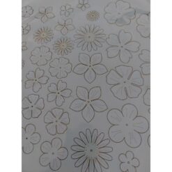 FIORI ECO PELLE NAPPA CIELO 24X23 CM