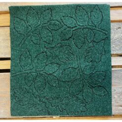 FOGLIE FELTRO FUSTELLATE VERDE FORESTA 8PZ