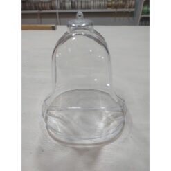 CAMPANA IN PLEXIGLASS H.16CM. APRIBILE