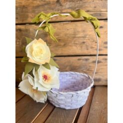 CESTINO LILLA CON PEONIE KIT