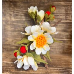 FIORI SU BASTONCINI DI LEGNO CARTAMODELLO