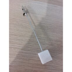 PORTA FOTO METALLO H.15CM. CON BASE IN MARMO