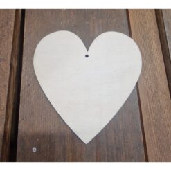CUORE IN LEGNO 13X11CM