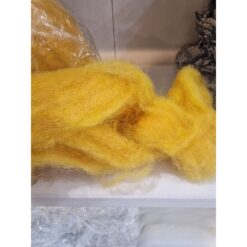 LANA CARDATA PER CAPELLI GIALLA