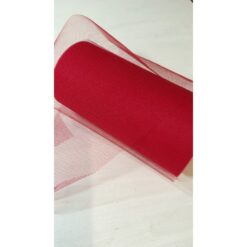 TULLE A NASTRO H.15CM ROSSO