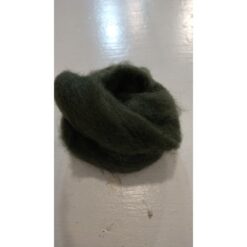 LANA CARDATA VERDE SCURO 1MT