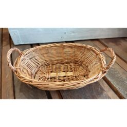 CESTINO LEGNO INTRECCIATO H. 10X20CM