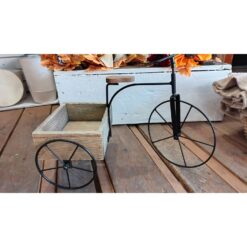 BICICLETTA LEGNO 43X51X31 CM.