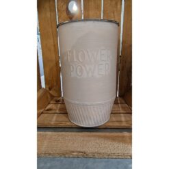 VASO LATTA  PICCOLO PANNA H.20 DIAM. 13 CM.