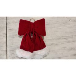 FIOCCO VELLUTO ROSSO PICCOLO (10CM)