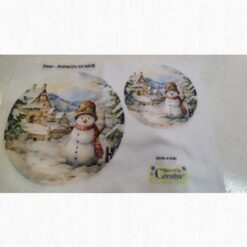 PANNELLO STAMPATO PUPAZZO DI NEVE (P001)