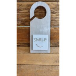 TAG MANIGLIA LEGNO "SMILE" H. 20CM