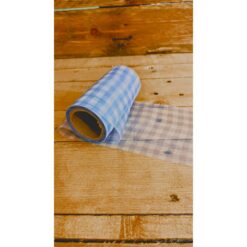 NASTRO ORGANZA DECORATO QUADRO AVIO H.10CM