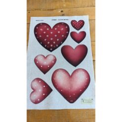 PANNELLO CUORI ROSSI 20X30CM