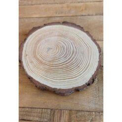 BASE TRONCO EFFETTO LEGNO DIAM. 18CM