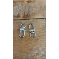MOSCHETTONE TRACOLLA ARGENTO 2PZ