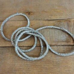 CORDA STRASS ORO 1MT