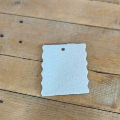 TAG BIGLIETTO AUGURI FELTRO 3MM 12X8CM