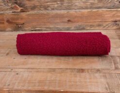 TESSUTO PECORELLA BORDEAUX 30X150CM