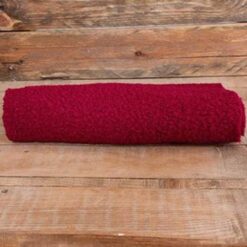 TESSUTO PECORELLA BORDEAUX 30X150CM