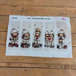 PANNELLO SEGNALIBRO NATALE BIMBI 20X30CM.