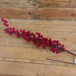 RAMO BACCHE ROSSE H. 50CM